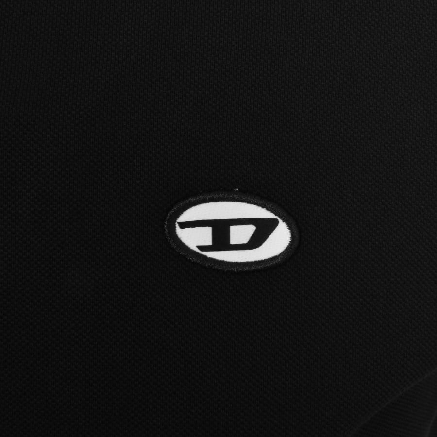 Diesel Rejust D Oval Polo T Shirt Black | Mainline Menswear